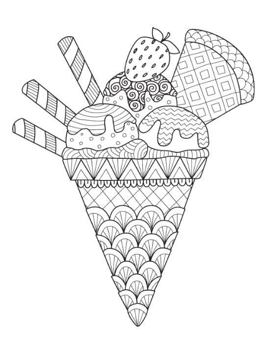 adult-coloring-pages-cupcake-dessert-mandala - Page 3