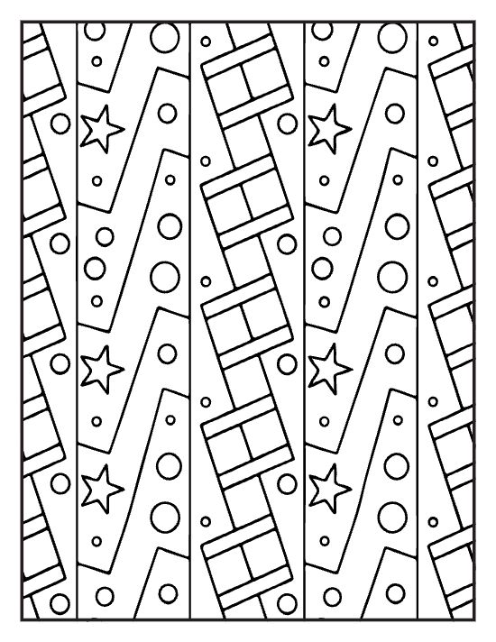 bold-and-easy-patterns-adult-coloring-book-vol-1 - Page 11