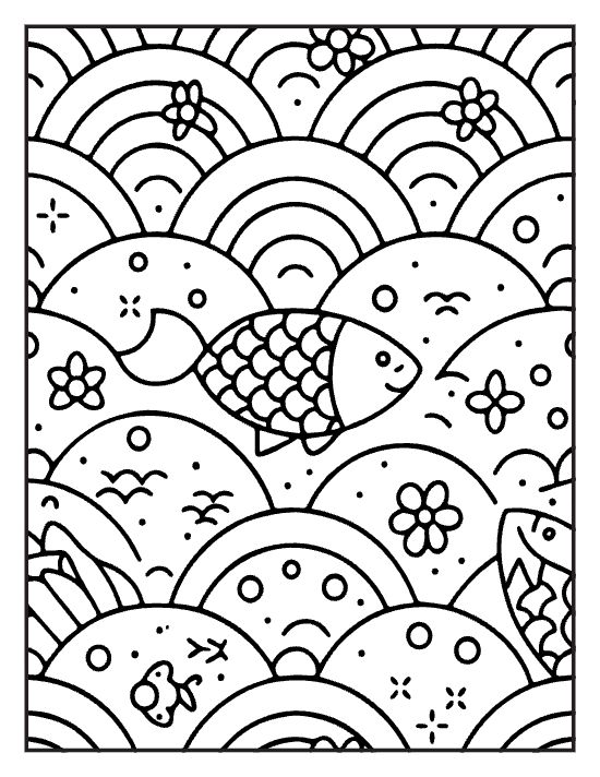 bold-and-easy-patterns-adult-coloring-book-vol-1 - Page 12