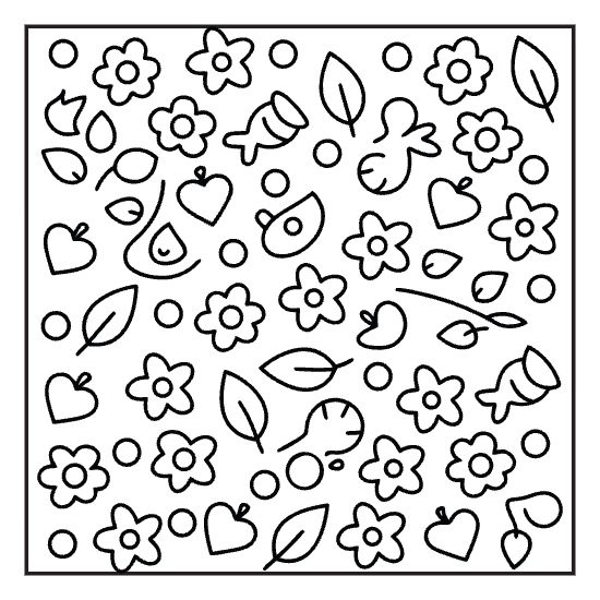 Triangle grid simple geometric coloring page, bold and easy adult pattern stress relief page