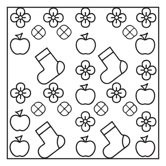Wavy doodle bands coloring page with hand drawn lines, bold and easy adult cozy page