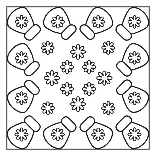 Cozy mug repeating pattern coloring page with steam swirls, hygge bold and easy adult page