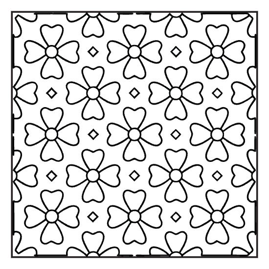 Sweater stitch pattern coloring page with bold cable detail, hygge bold and easy adult page