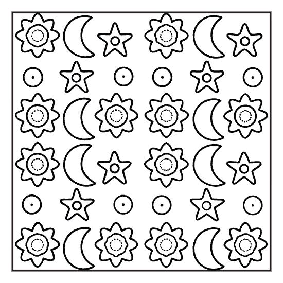 Doodle wave bands coloring page with rolling hand drawn lines, bold and easy adult cozy page