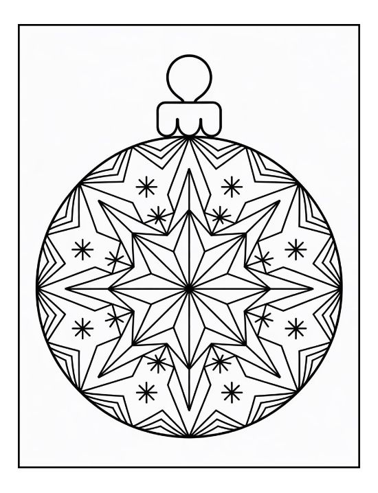christmas-ornament-coloring - Page 11