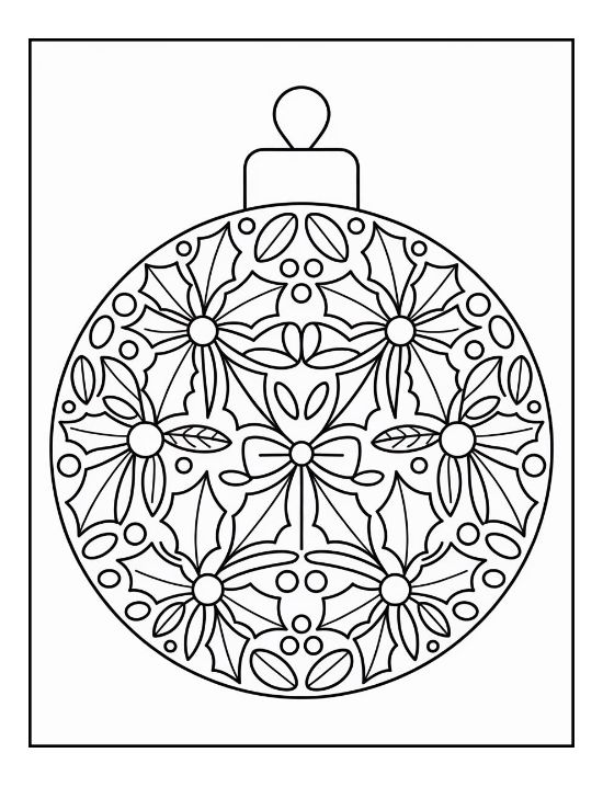 christmas-ornament-coloring - Page 15