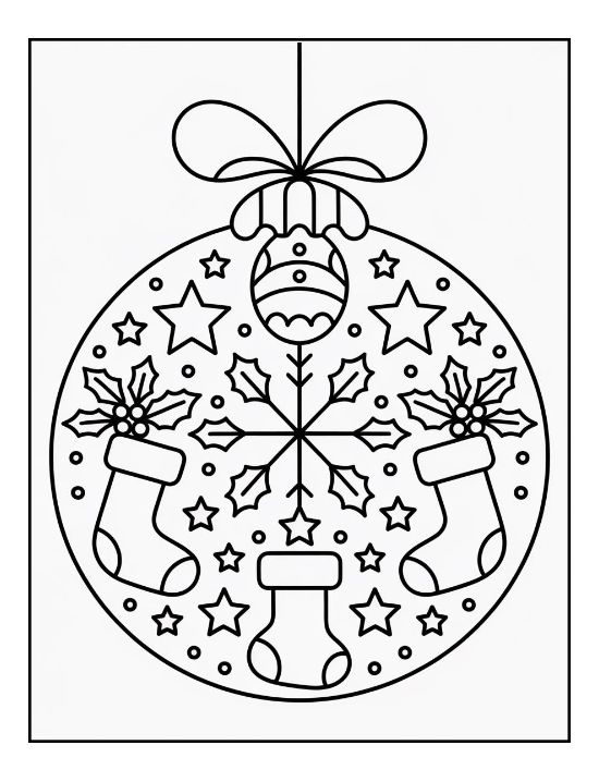 christmas-ornament-coloring - Page 29