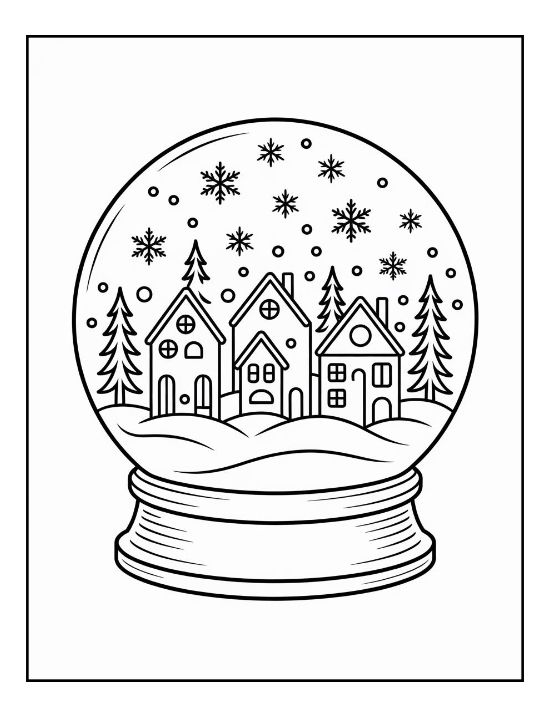 christmas-ornament-coloring - Page 35