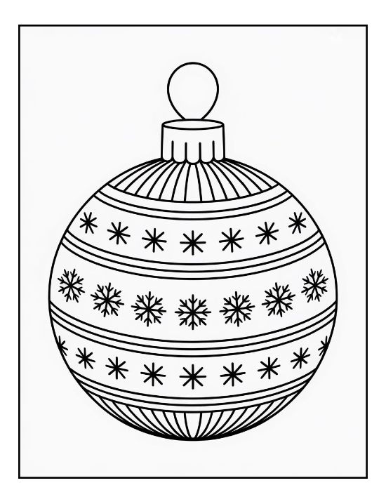 christmas-ornament-coloring - Page 37