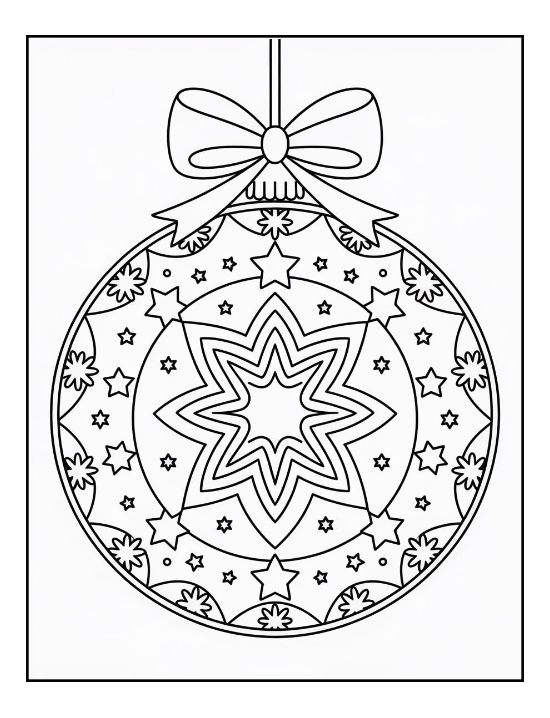 christmas-ornament-coloring - Page 4