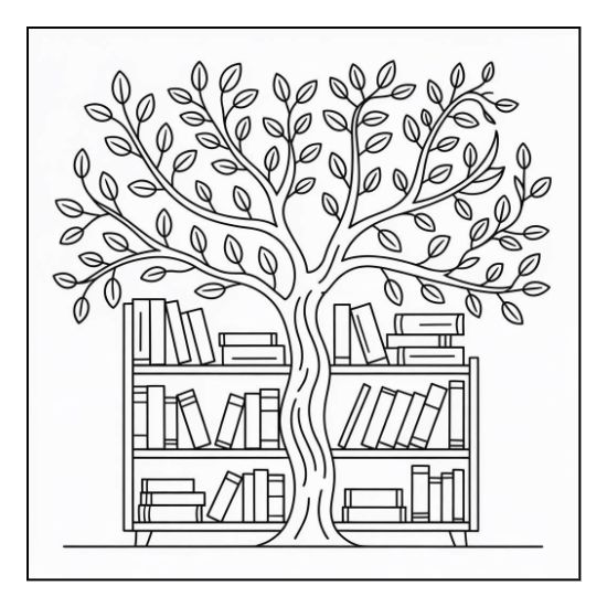 Cozy house coloring page for adults – design 34