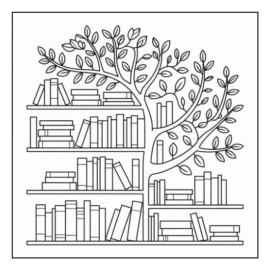 Cozy house coloring page for adults – design 28