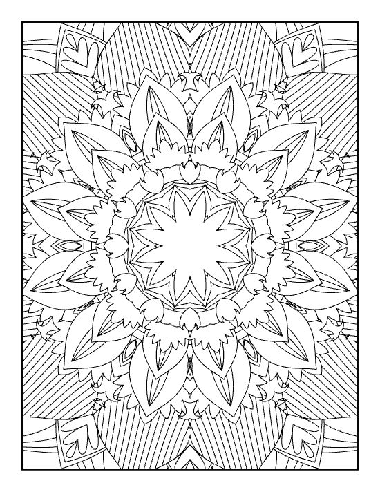 Tight botanical pattern for adults