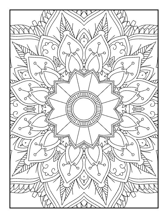 floral-mandalas-coloring-pages-for-adults - Page 6