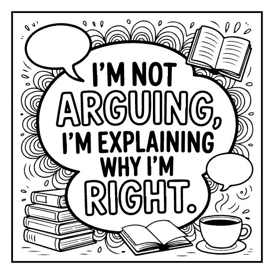 Plan cancellation joy introvert humor coloring page, bold and easy adult sarcastic coloring page