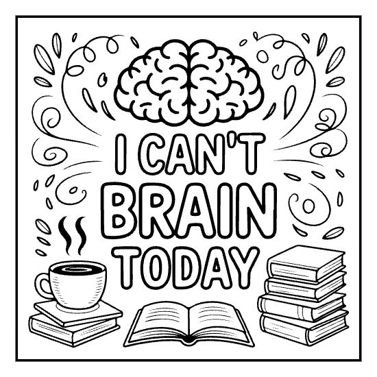 Eye roll worthy sarcastic quote coloring page with bold lettering, adult sarcastic coloring page