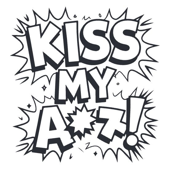 Funny slogan adult coloring page