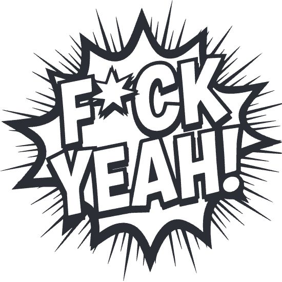 Bold sweary adult coloring page