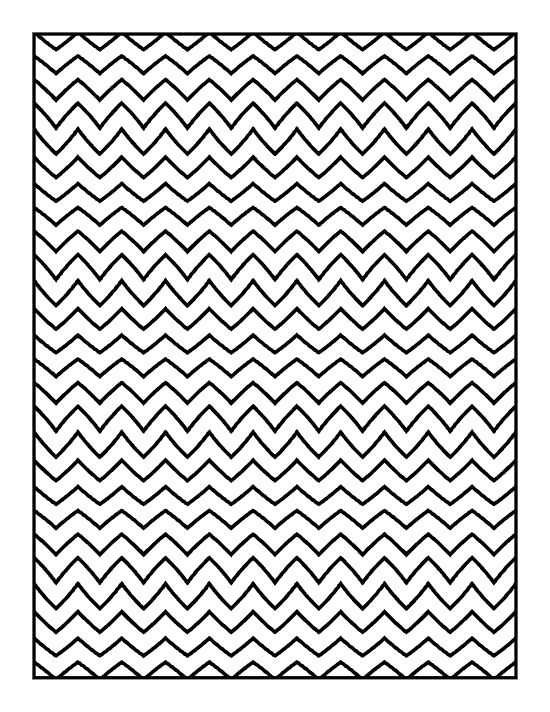 Easy geometric adult pattern