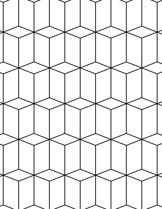 A soothing geometric pattern of circles